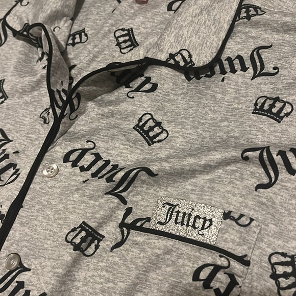NWOT JUICY COUTURE PAJAMA TOP - Picture 3 of 4
